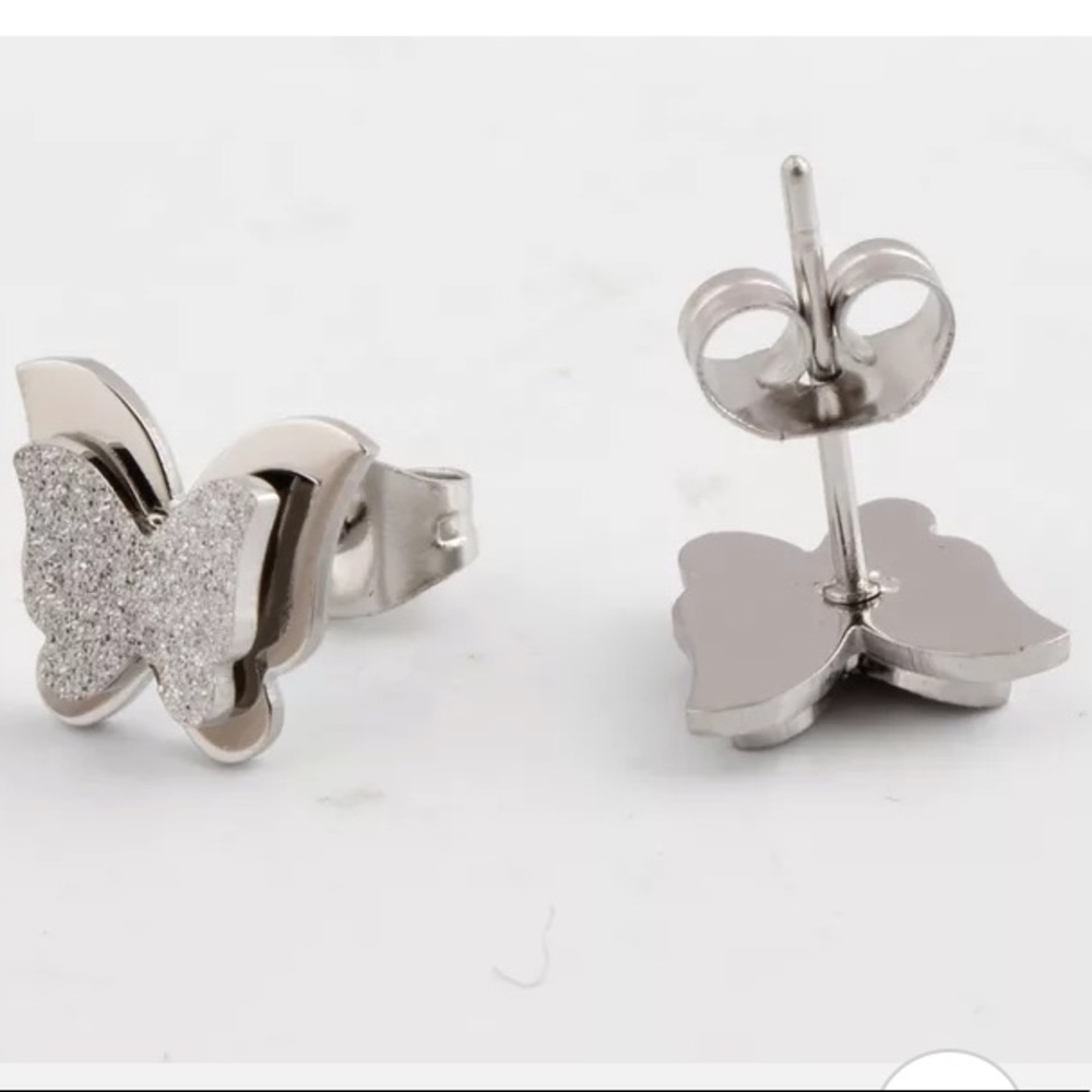 NEW!๐๐๐ฆBUTTERFLIES!!!๐ฆ๐๐SILVERY!๐BEAUTIFUL! - Picture 3 of 8
